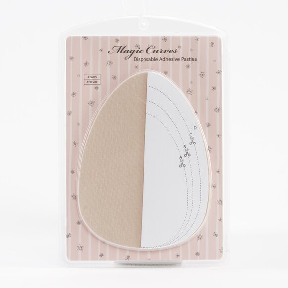 MAGIC CURVES DISPOSABLE ADHESIVE PASTIES ( 3 PAIRS ) SIZES A~D - Picture 4 of 5